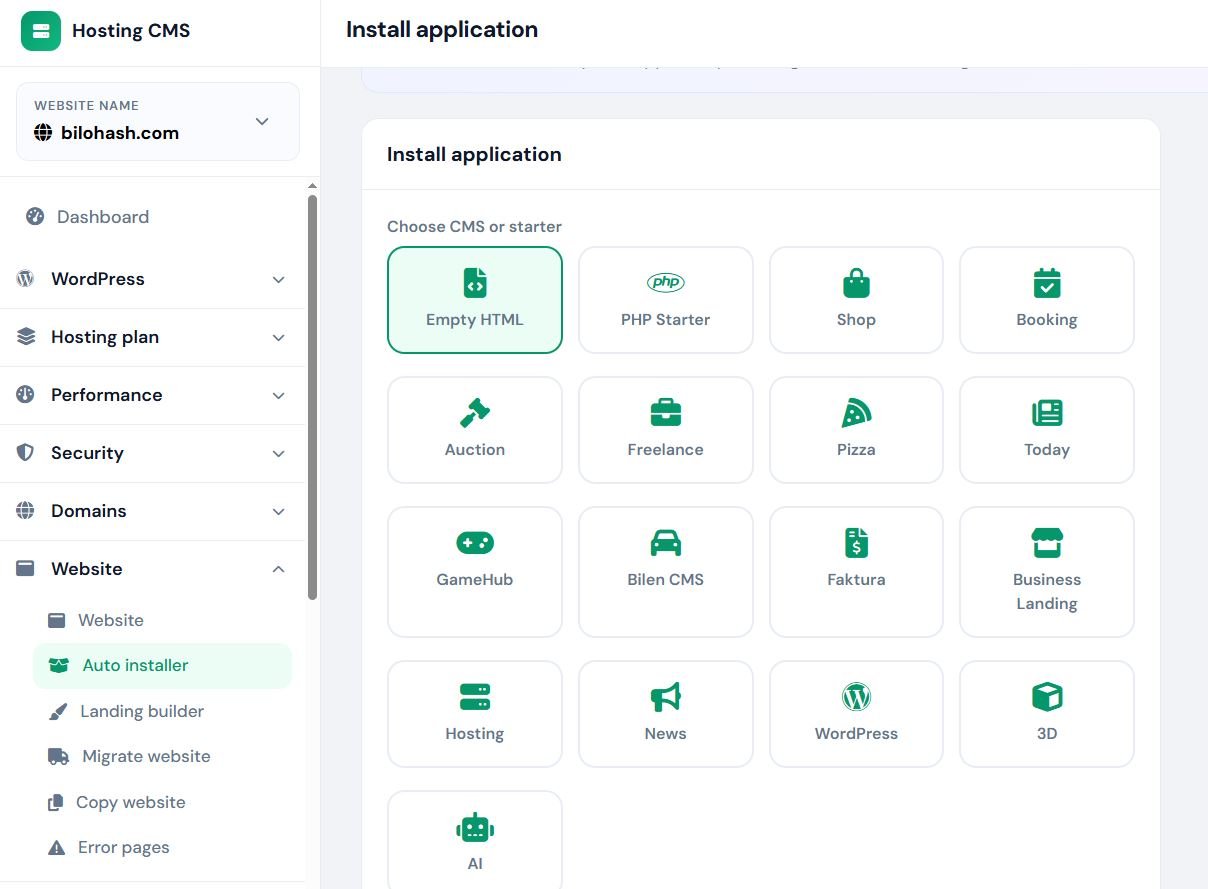 Hosting for Shop CMS